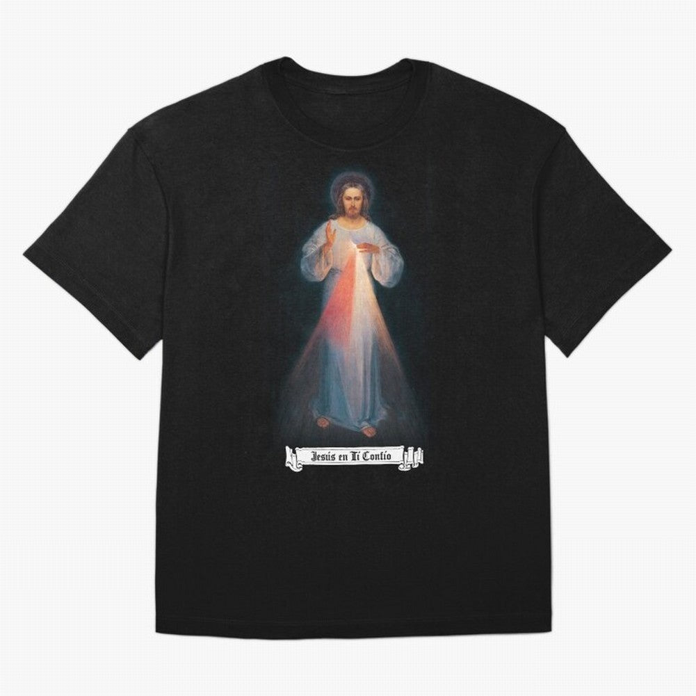 Imagen de la Divina Misericordia, JES¨²S EN T¨ª CONF¨ªO regalos cat¨®licos y cristianos, Oversized T-Shirt Bring Global Tournament Vibes to FIFA World Cup 2026 USA Canada Mexico Filled with Messi, Neymar and Mbappe, Spain Energy, Vintage Soccer