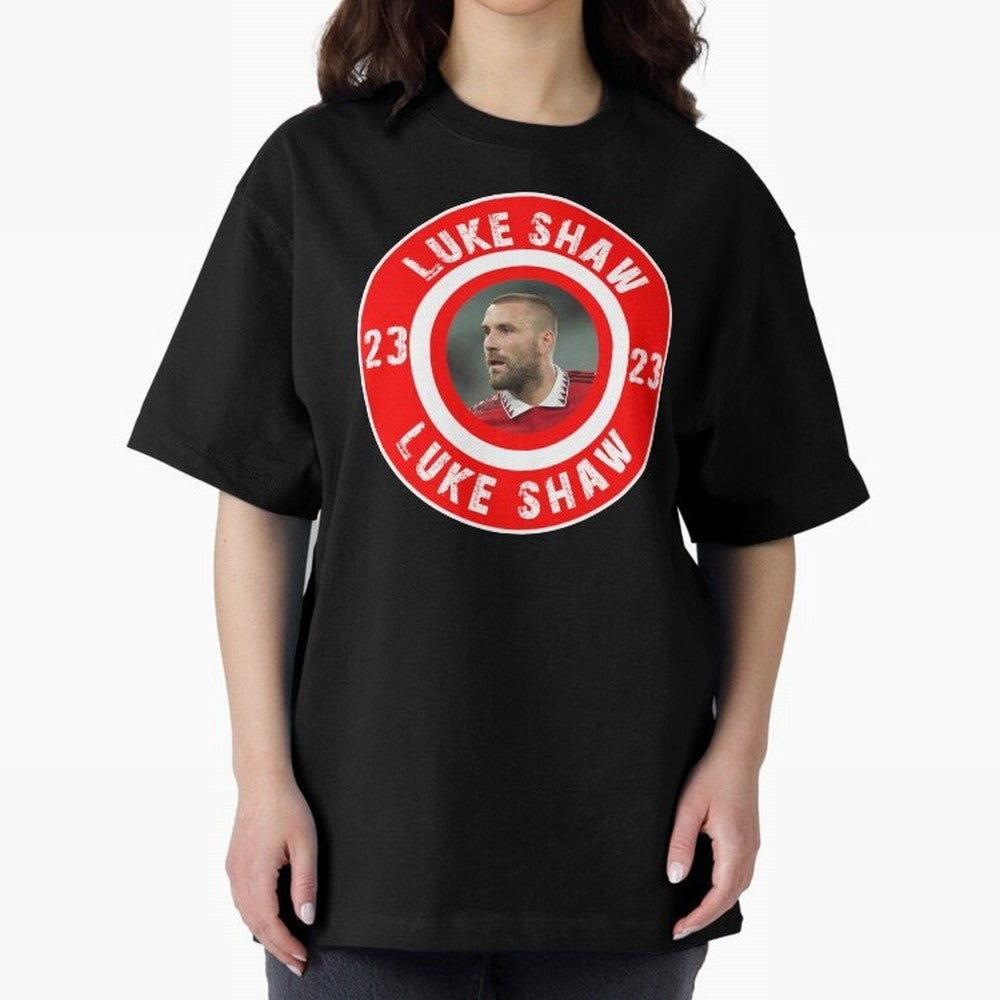 Luke Shaw Oversized T-Shirt Cheer through Every Moment of Global Football Passion for FIFA World Cup 2026 Group Stage, Centered on Messi and Cristiano Ronaldo, Spain and Netherlands, Global Supporter Spirit, Legendary Goals, National Colors and