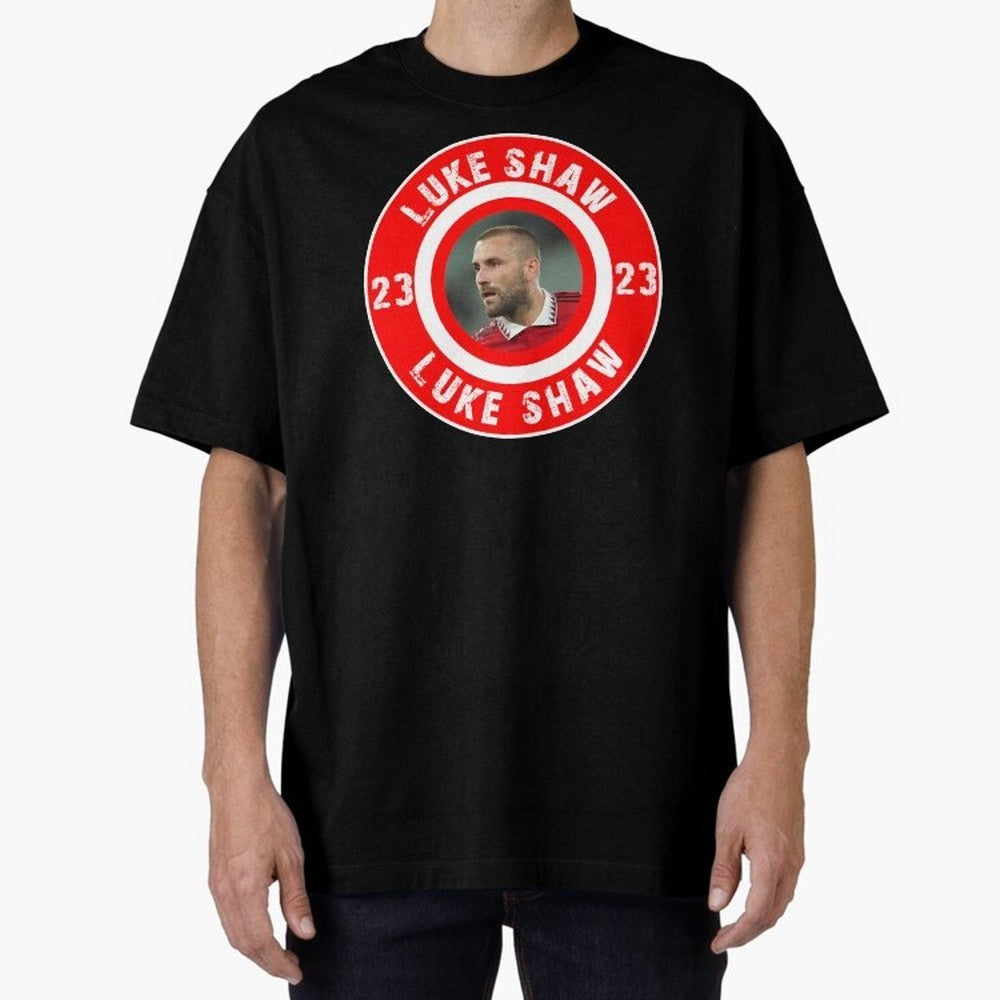 Luke Shaw Oversized T-Shirt Cheer through Every Moment of Global Football Passion for FIFA World Cup 2026 Group Stage, Centered on Messi and Cristiano Ronaldo, Spain and Netherlands, Global Supporter Spirit, Legendary Goals, National Colors and