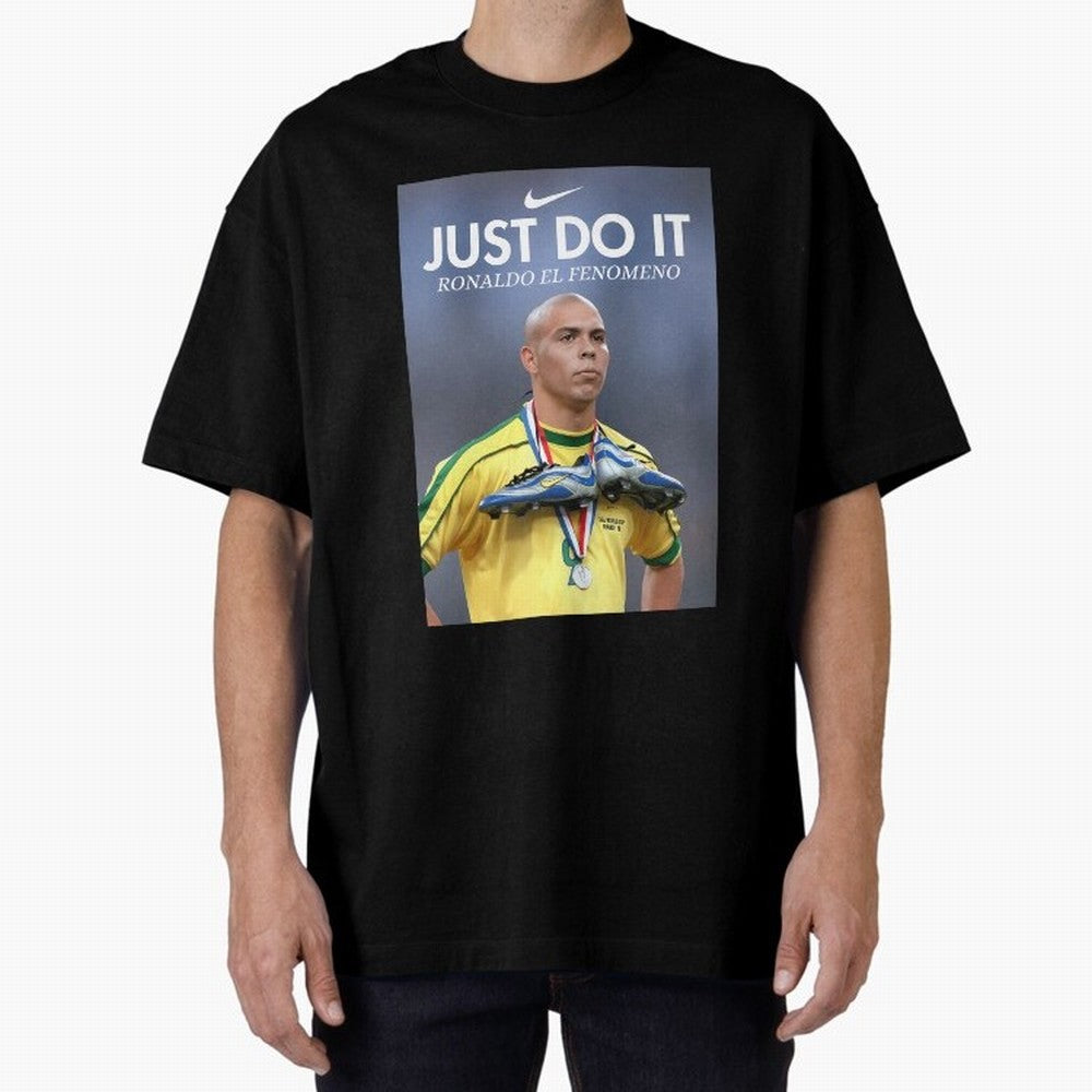 Ronaldo Fenomeno Ronaldo Nazario Vintage Sports Decor Living Room Decor For Walls Sports Bedroom Decor Game Room Decor R9 Oversized T-Shirt Celebrate Supporters United by Match Day Hype around FIFA World Cup 2026 Group Stage, Messi, CR7 and Mbappe,