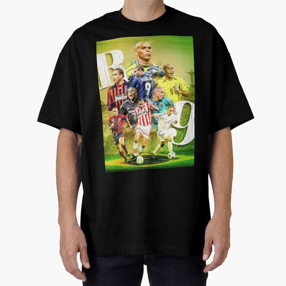 Wallpaper Ronaldo Nazario Brazil Oversized T-Shirt Keep Football History Alive during Global Football Passion for FIFA World Cup 2026 Group Stage, Built around Messi, CR7 and Mbappe, Argentina, France and Brazil, Global Supporter Spirit, Legendary