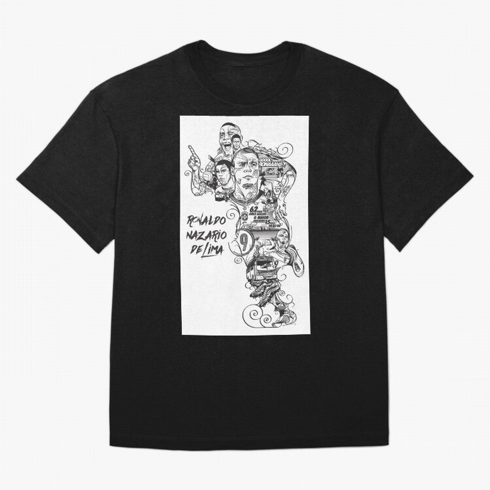 The R9 Era Oversized T-Shirt Back Your Heroes with Match Day Hype around FIFA World Cup 2026 USA Canada Mexico, CR7 and Messi, Netherlands, Football History, Final Match Energy, Crowd Noise and Once in a Lifetime Moments; Great for Watch Parties,