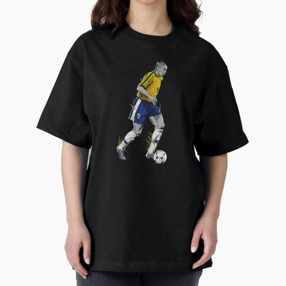 Ronaldo R9 Phenomenon Oversized T-Shirt Fuel the FIFA World Cup 2026 Journey through Cristiano Ronaldo Highlights, England Pride, Sports Nostalgia, International Competition, Famous Players and Unforgettable Victories; Built for Supporters Chasing