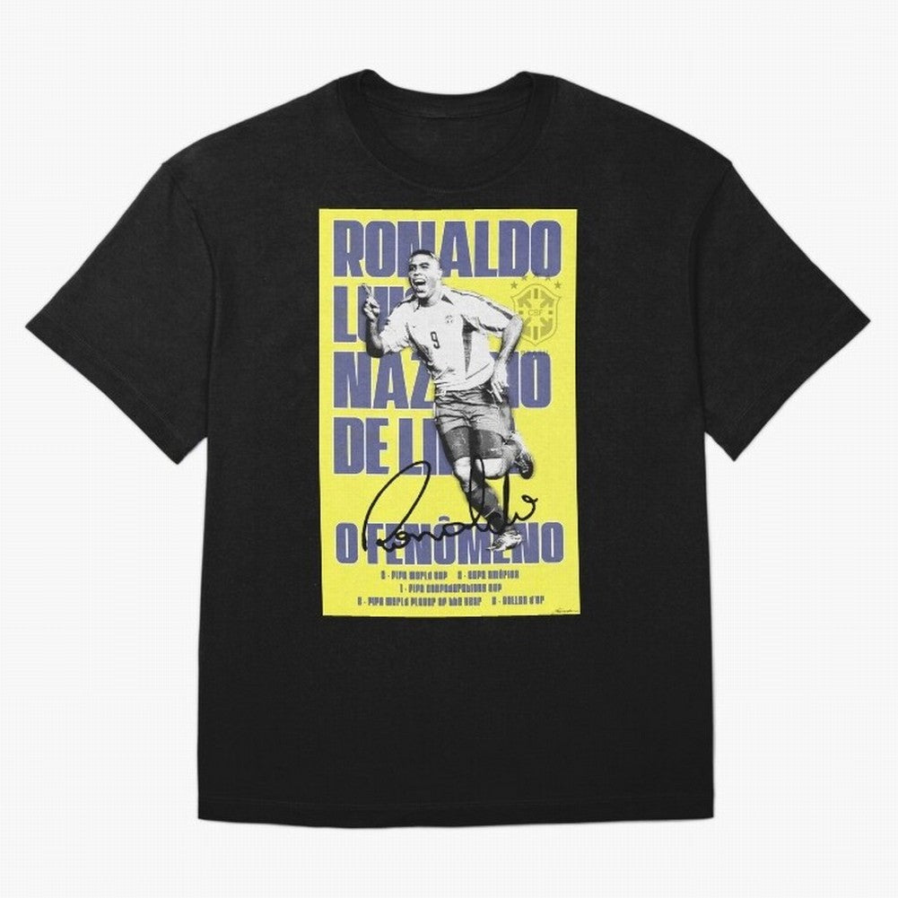 R9 Ronaldo Nazario Poster Oversized T-Shirt Honor the Football Icons of Match Day Hype around FIFA World Cup 2026 Group Stage, CR7 and Messi, Argentina and Brazil, Supporter Pride, Iconic Celebrations, Legendary Names and Global Match Day Energy;