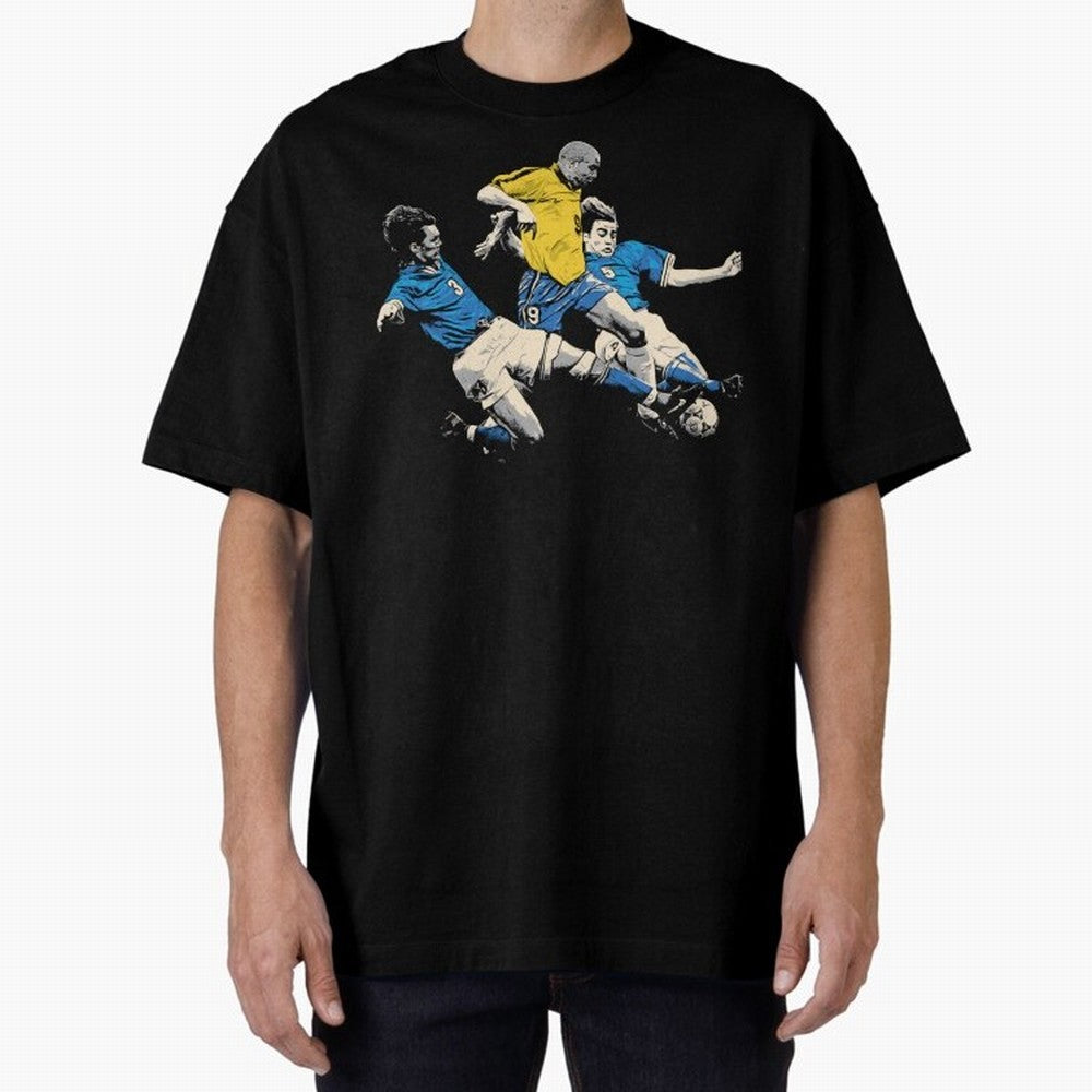 Ronaldo Nazario Oversized T-Shirt Follow the Road to the FIFA World Cup 2026 USA Canada Mexico Journey through Messi, Neymar and Mbappe Highlights, Portugal, Spain and Germany Pride, Football Passion, Legendary Performances, Festival Vibes and