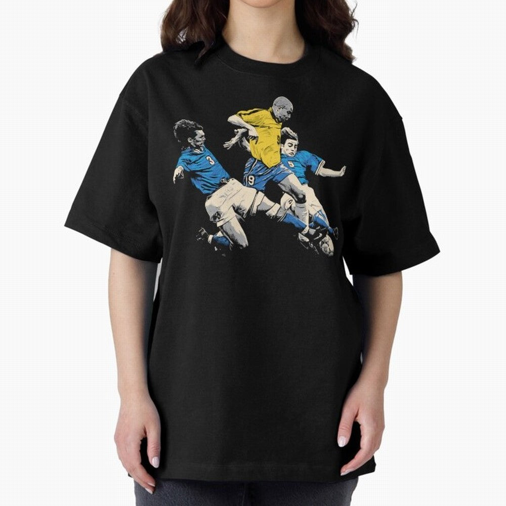 Ronaldo Nazario Oversized T-Shirt Follow the Road to the FIFA World Cup 2026 USA Canada Mexico Journey through Messi, Neymar and Mbappe Highlights, Portugal, Spain and Germany Pride, Football Passion, Legendary Performances, Festival Vibes and