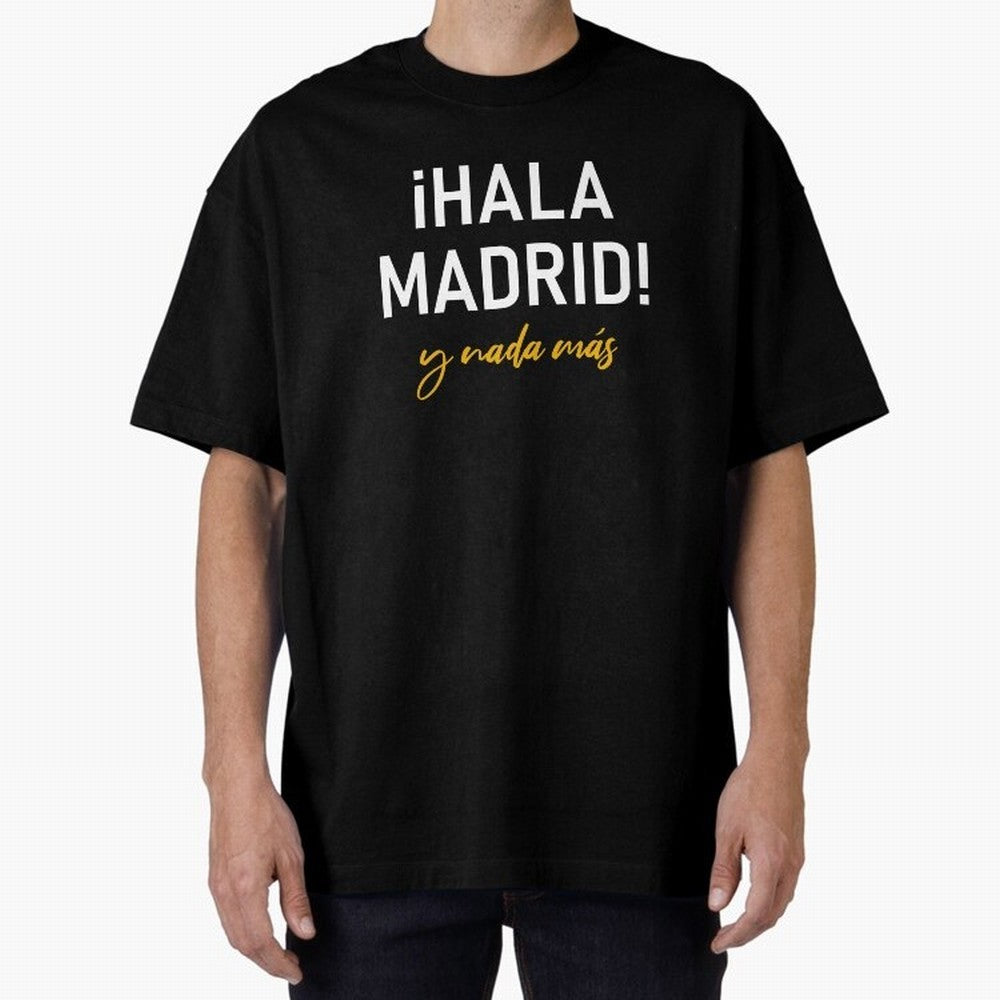 Hala Madrid Oversized T-Shirt Live the Energy of FIFA World Cup 2026 Group Stage Celebrating Cristiano Ronaldo, Spain and Netherlands Energy, Global Supporter Spirit, Legendary Goals, National Colors and Tournament Celebration; Created for Match
