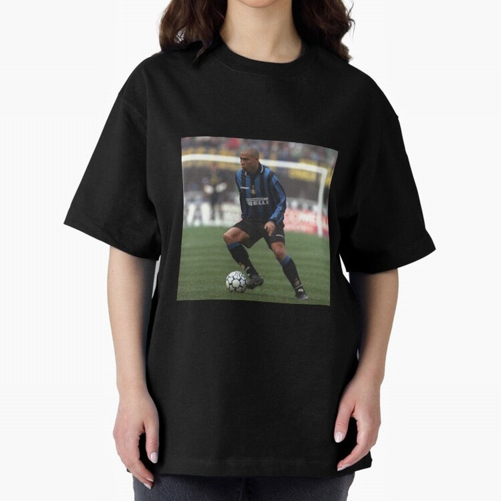 R9 Oversized T-Shirt Bring Retro Soccer Energy to FIFA World Cup 2026 USA Canada Mexico Inspired by Messi and Cristiano Ronaldo, Brazil Energy, Football Passion, Legendary Performances, Festival Vibes and Supporter Community; Ideal for Football