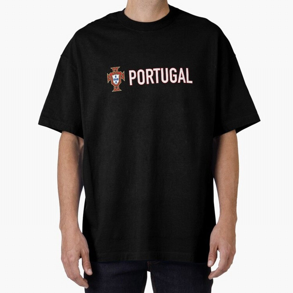 Portugal Oversized T-Shirt Honor the Beautiful Game during the FIFA World Cup 2026 USA Canada Mexico Journey through Haaland and Mbappe Highlights, Spain Pride, Global Supporter Spirit, Legendary Goals, National Colors and Tournament Celebration;
