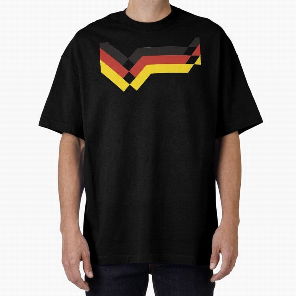 Germany Oversized T-Shirt Celebrate the Road through FIFA World Cup 2026 Group Stage Capturing Mbappe, Spain Energy, Retro Football Energy, Iconic Rivalries, Trophy Chase Drama and Stadium Atmosphere; Perfect for Fans, Collectors, Family