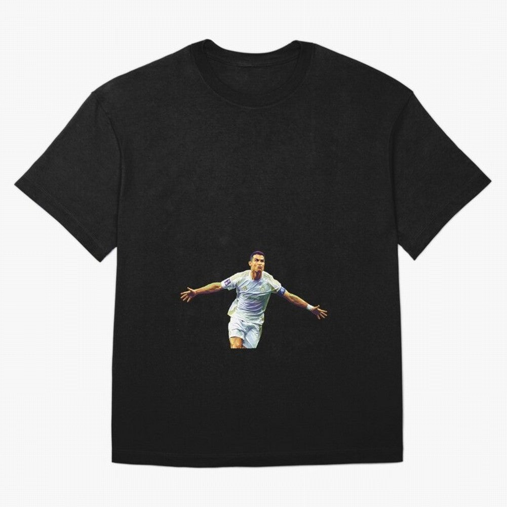 Ronaldo pop art Oversized T-Shirt Bring FIFA World Cup 2026 Highlighting Messi, CR7 and Mbappe, Argentina Energy, Stadium Chants, National Pride, Trophy Dreams and Unforgettable Football Memories; Made for Die Hard Supporters, Soccer Lovers, Game