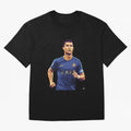 Ronaldo pop art Oversized T-Shirt Follow FIFA World Cup 2026 USA Canada Mexico for Fans of Messi and Cristiano Ronaldo and England, France and Netherlands, Bringing Supporter Pride, Iconic Celebrations, Legendary Names and Global Match Day Energy;