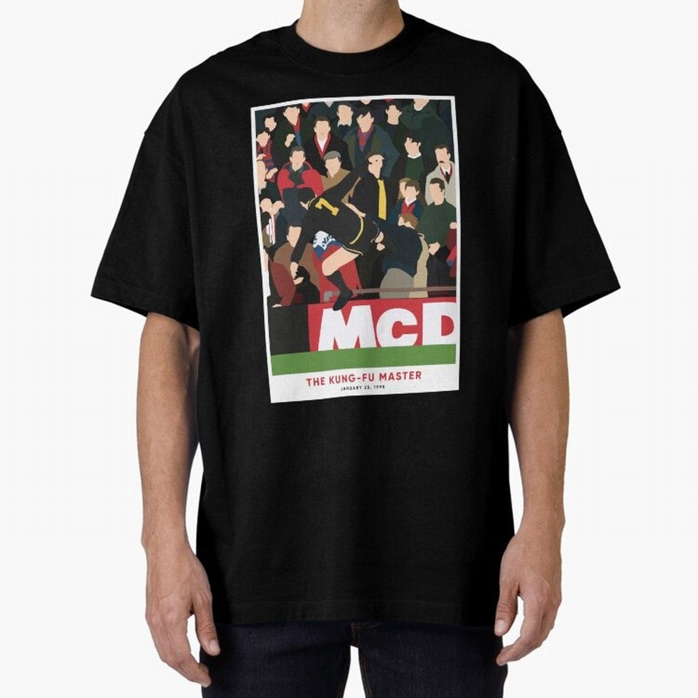 Eric Cantona The Kung-Fu Master Oversized T-Shirt Bring Match Day Fire to FIFA World Cup 2026 USA Canada Mexico Celebrating Haaland and Mbappe, Portugal, Spain and Germany Energy, Football Passion, Legendary Performances, Festival Vibes and