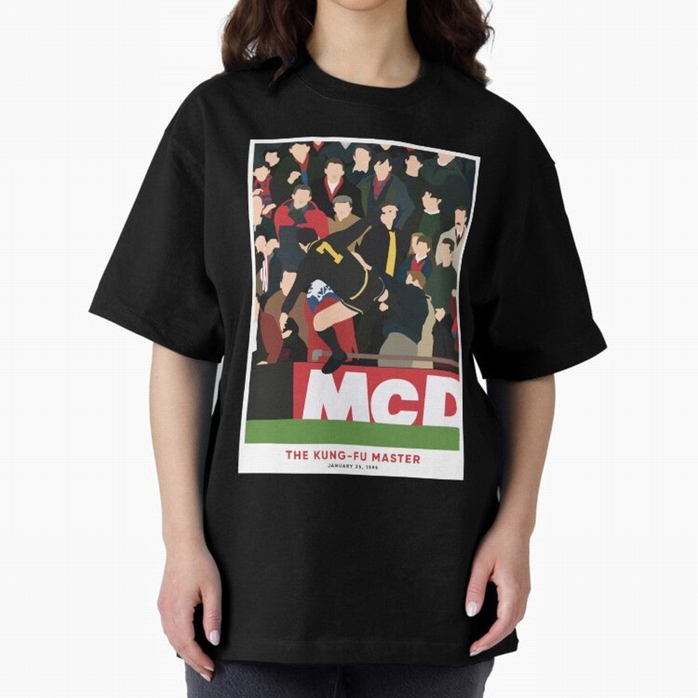 Eric Cantona The Kung-Fu Master Oversized T-Shirt Bring Match Day Fire to FIFA World Cup 2026 USA Canada Mexico Celebrating Haaland and Mbappe, Portugal, Spain and Germany Energy, Football Passion, Legendary Performances, Festival Vibes and