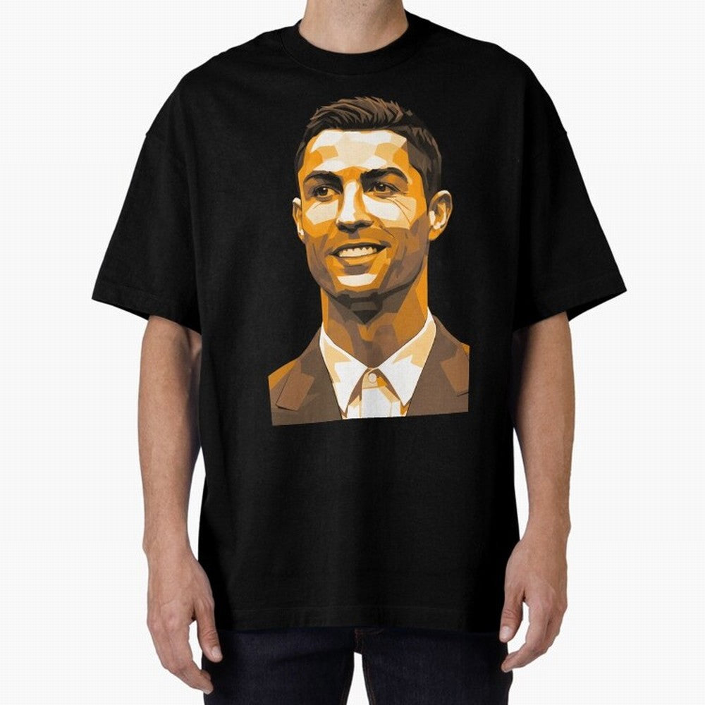 Ronaldo Oversized T-Shirt Experience the Global Stage of Global Football Passion for FIFA World Cup 2026 USA Canada Mexico, Capturing Messi, Germany, Stadium Memories, Football Loyalty, International Chants and Championship Tradition; Built for