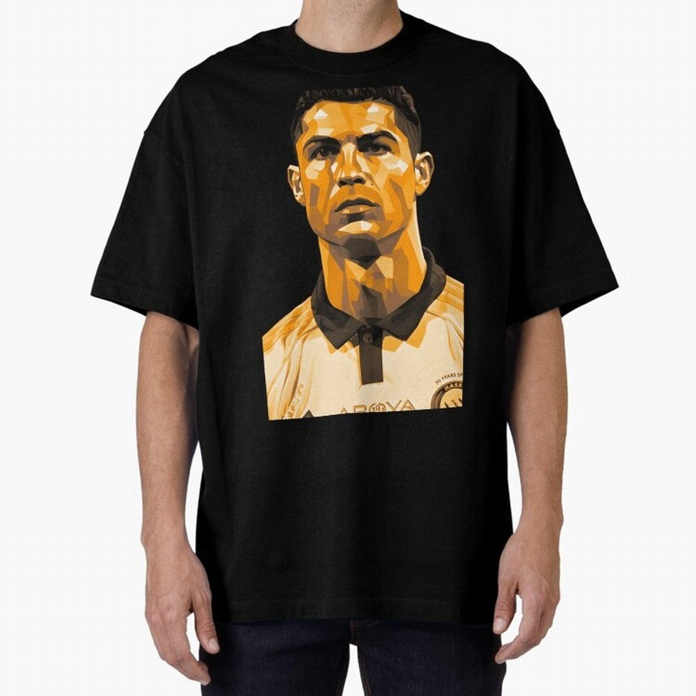 Ronaldo Oversized T-Shirt Turn Football Passion into FIFA World Cup 2026 USA Canada Mexico Spirit, Centered on Spain and Netherlands, Mbappe, Goal Celebration Energy, Supporter Heritage, Football Icons and Worldwide Tournament Joy; Great for Watch