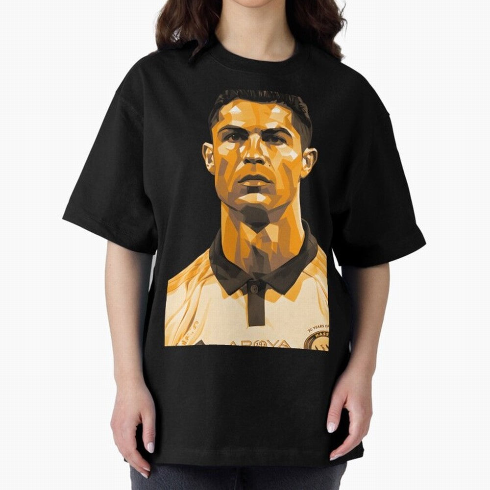 Ronaldo Oversized T-Shirt Turn Football Passion into FIFA World Cup 2026 USA Canada Mexico Spirit, Centered on Spain and Netherlands, Mbappe, Goal Celebration Energy, Supporter Heritage, Football Icons and Worldwide Tournament Joy; Great for Watch