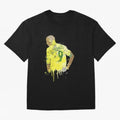 Ronaldo Brazil Legend Art Oversized T-Shirt Show Match Day Excitement for the FIFA World Cup 2026 Journey through Haaland and Mbappe Highlights, Spain Pride, Stadium Chants, National Pride, Trophy Dreams and Unforgettable Football Memories; Ideal