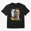 Illustration Ronaldinho Art Oversized T-Shirt Join the Global Buzz around FIFA World Cup 2026 Group Stage for Fans of Mbappe and Neymar and Germany, Bringing Global Supporter Spirit, Legendary Goals, National Colors and Tournament Celebration;