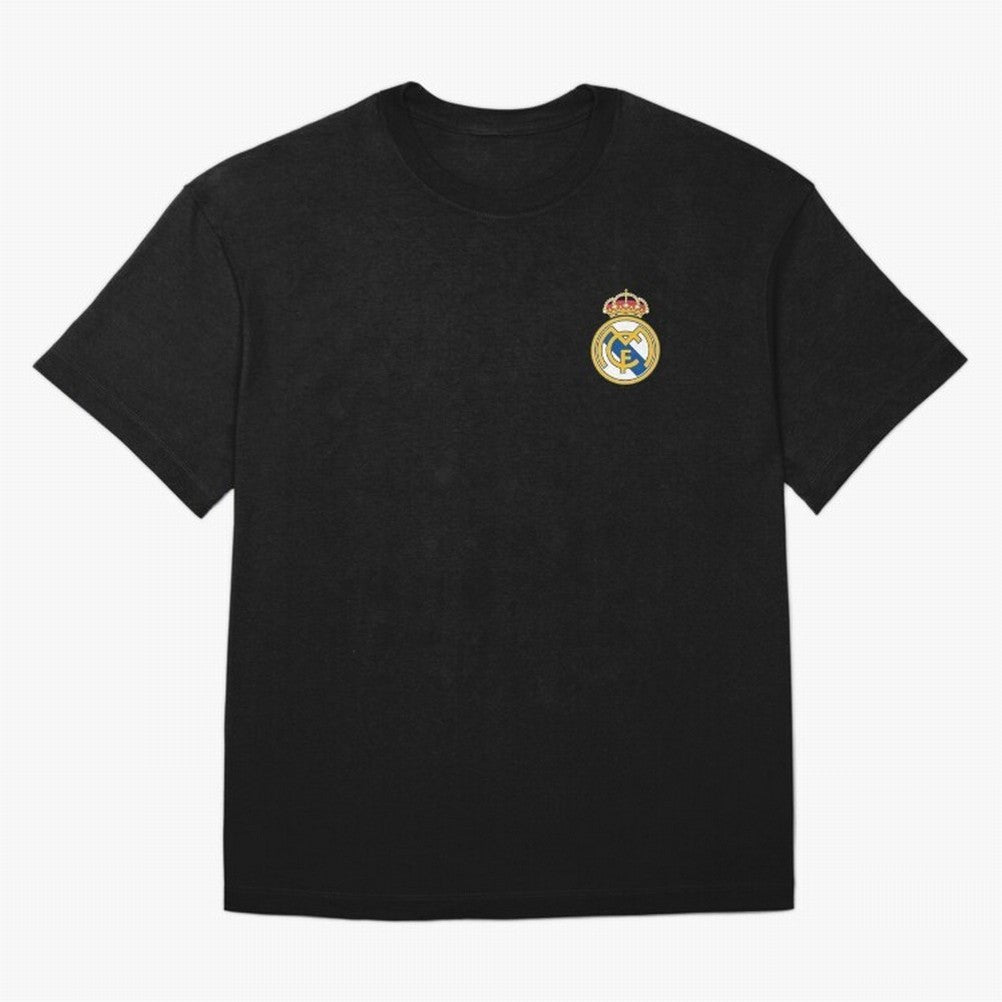 Madrid Football Logo Oversized T-Shirt Back Your Heroes with the FIFA World Cup 2026 USA Canada Mexico Journey through Cristiano Ronaldo Highlights, England, France and Netherlands Pride, Sports Nostalgia, International Competition, Famous Players