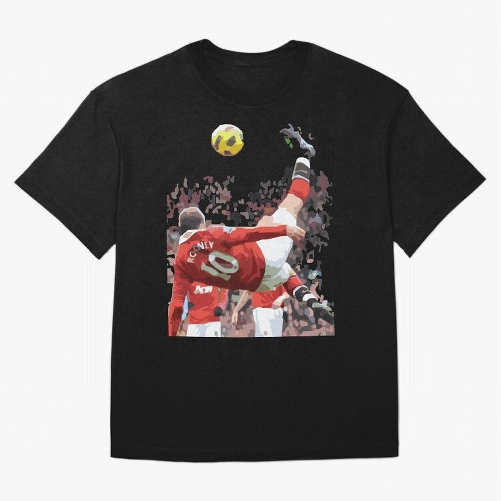 WAYNE ROONEY Oversized T-Shirt Support FIFA World Cup 2026 Group Stage Filled with CR7, France and Portugal Energy, Football Festival Excitement, Trophy Ambitions, Country Rivalries and Star Player Buzz; Created for Match Day Parties, Soccer Gifts,