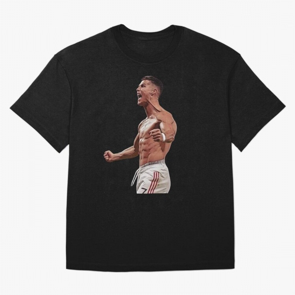 Ronaldo Last Minute Goal Celebration United 7 Oversized T-Shirt Share Match Day Hype around FIFA World Cup 2026 Group Stage, Messi and Cristiano Ronaldo, Brazil, Portugal and Argentina, Goal Celebration Energy, Supporter Heritage, Football Icons