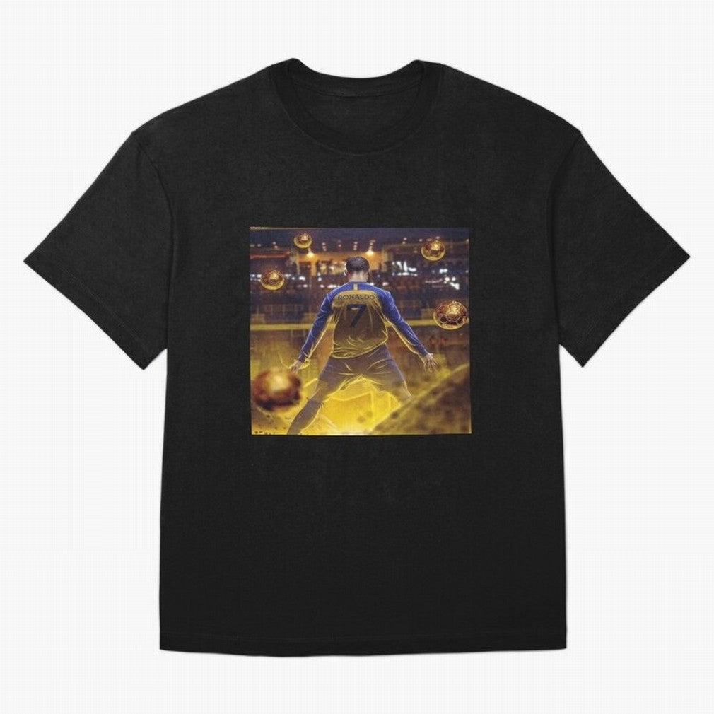 Ronaldo al nassr Oversized T-Shirt Bring Supporter Culture to FIFA World Cup 2026 Spirit, Highlighting Spain, Messi and Cristiano Ronaldo, Retro Football Energy, Iconic Rivalries, Trophy Chase Drama and Stadium Atmosphere; Perfect for People Who