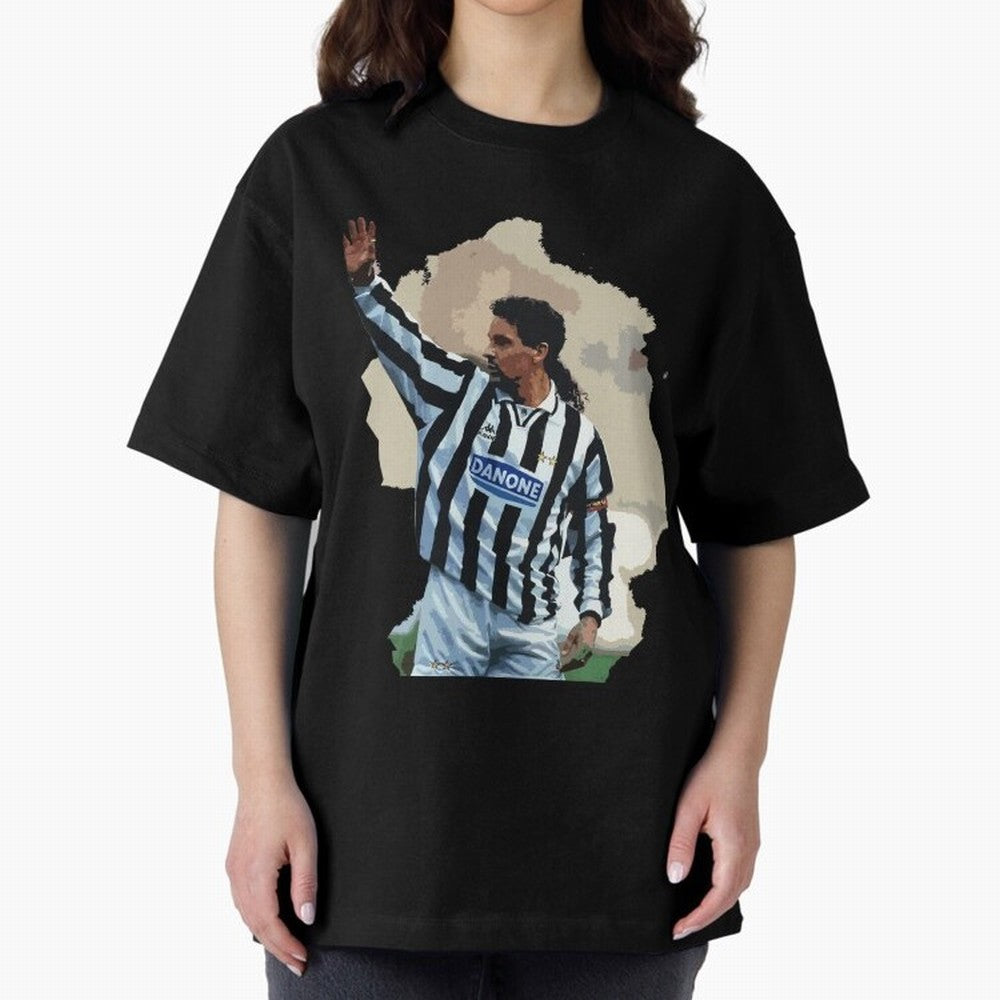 Roberto Baggio Oversized T-Shirt Step into Global Football Passion for FIFA World Cup 2026 USA Canada Mexico, Highlighting Cristiano Ronaldo, Haaland and CR7, Argentina, France and Brazil, Football History, Final Match Energy, Crowd Noise and Once