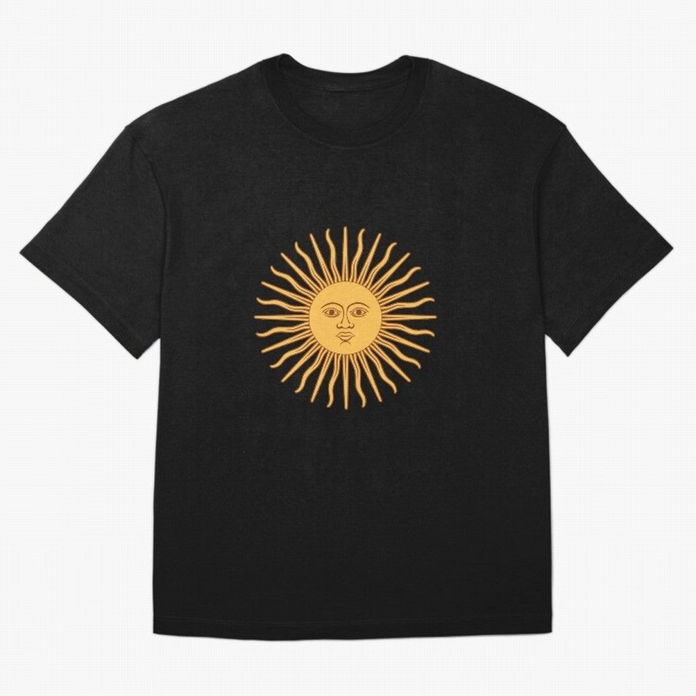 Argentina's Sun Oversized T-Shirt Show Championship Spirit for FIFA World Cup 2026 USA Canada Mexico Spirit, Centered on Argentina and Brazil, Messi, Neymar and Mbappe, Soccer Culture, Superstar Moments, National Team Dreams and Competitive Fire;