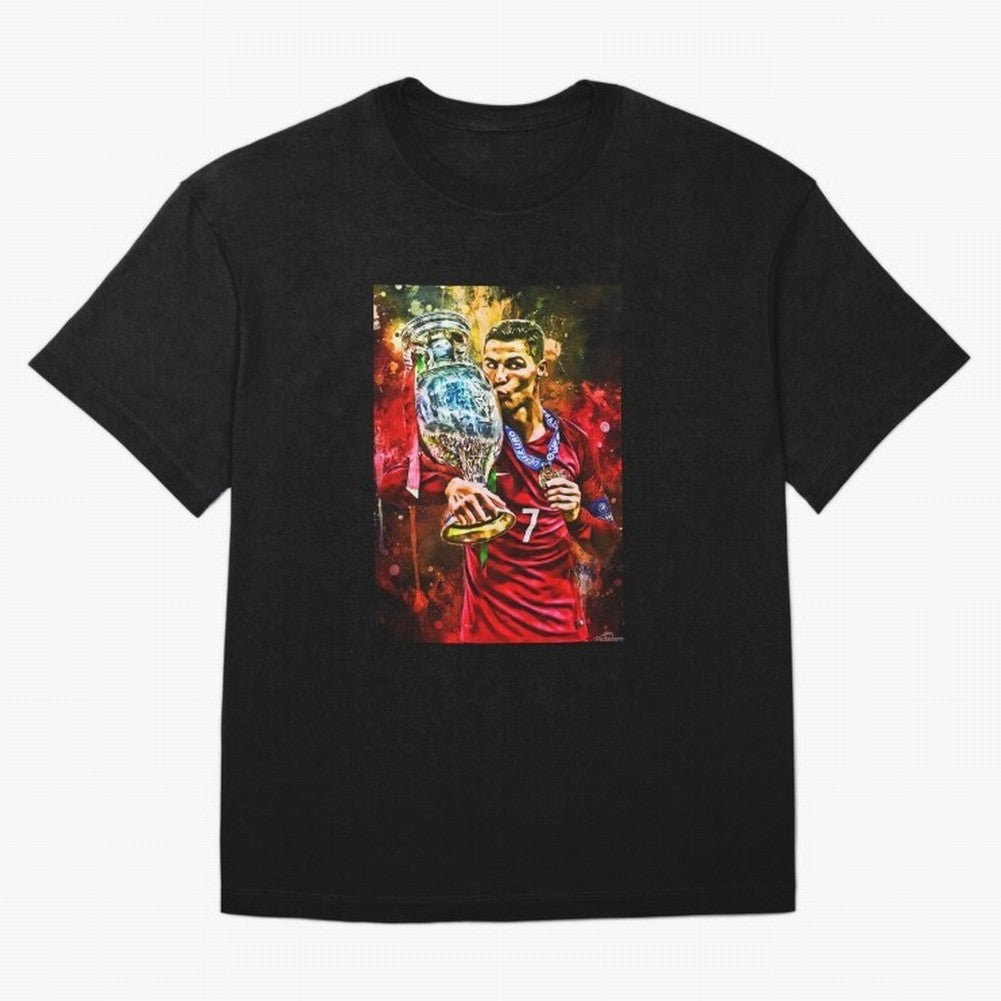 Christiano Ronaldo Oversized T-Shirt Bring Stadium Energy to Global Football Passion for FIFA World Cup 2026, Celebrating CR7 and Messi, Spain and Netherlands, Champion Mindset, Group Stage Buzz, Knockout Tension and Passionate Fan Culture; Great