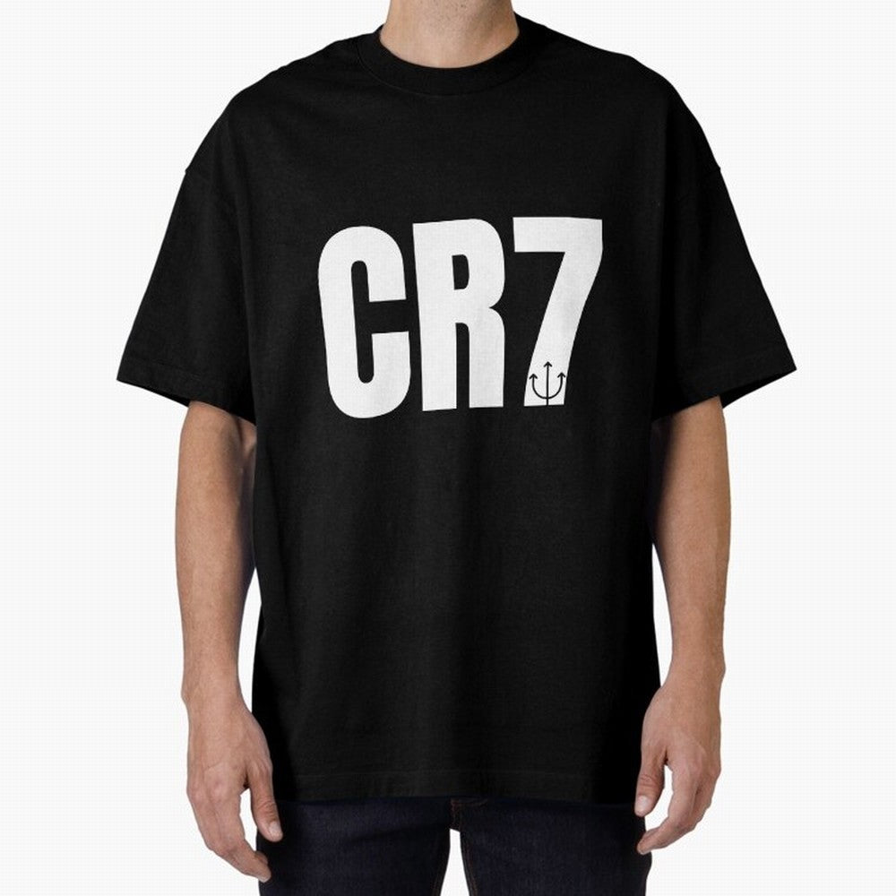 CR7 - Cristiano Ronaldo Manchester United 2021 Oversized T-Shirt Make Every Match About Global Football Passion for FIFA World Cup 2026, Driven by Cristiano Ronaldo, Brazil, Portugal and Argentina, Sports Nostalgia, International Competition,