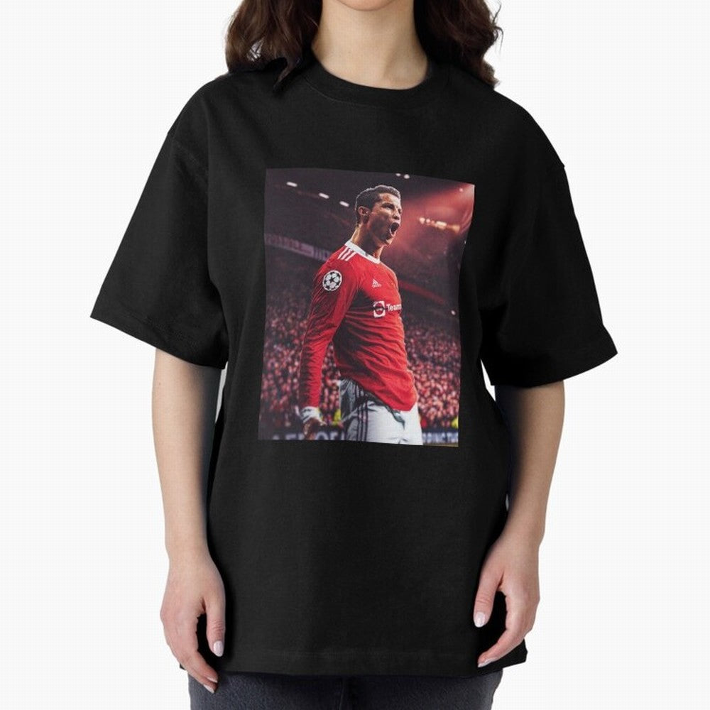 Cristiano Ronaldo CR7 Manchester Home 202122,Ronaldo Gifts, Ronaldo Best Selling , Ronaldo Top Item Oversized T-Shirt Remember the FIFA World Cup 2026 USA Canada Mexico Journey through Haaland Highlights, Argentina Pride, Goal Celebration Energy,
