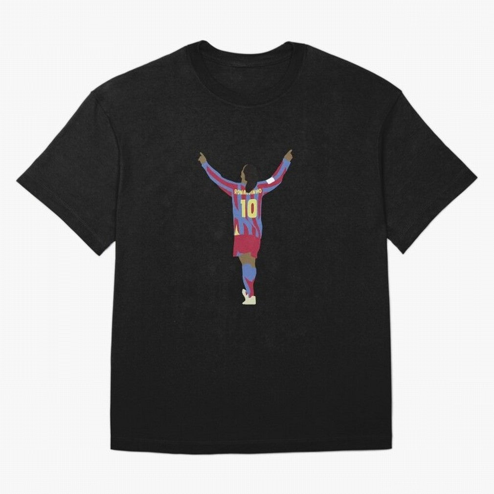 Ronaldinho FC Barcelona Oversized T-Shirt Show Your Tournament Heart for FIFA World Cup 2026 Group Stage Spirit, Capturing Brazil, Portugal and Argentina, CR7, Tournament Hype, Historic Matchups, Family Viewing Parties and Global Sports Pride;