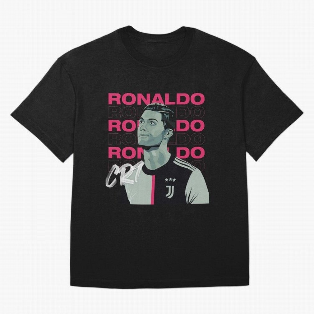 Ronaldo Oversized T-Shirt Show Your Tournament Heart for Match Day Hype around FIFA World Cup 2026, Mbappe and Neymar, Portugal, Spain and Germany, Tournament Hype, Historic Matchups, Family Viewing Parties and Global Sports Pride; Ideal for
