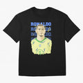 Ronaldo Oversized T-Shirt Show Fan Pride Across FIFA World Cup 2026 USA Canada Mexico Spirit, Connected to Netherlands, Haaland and Mbappe, Football Passion, Legendary Performances, Festival Vibes and Supporter Community; Ideal for Football Dads,