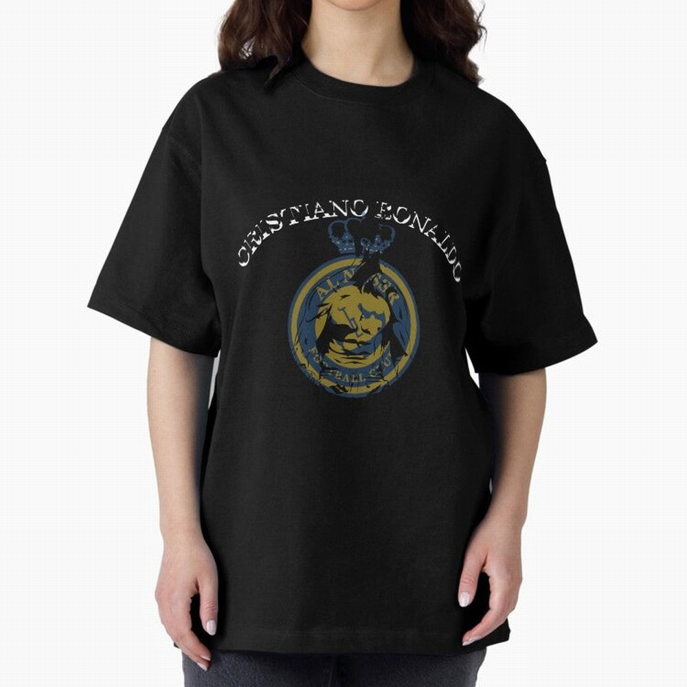 Ronaldo CR7 al nassr Oversized T-Shirt Represent the Passion of FIFA World Cup 2026 Group Stage Spirit, Featuring Portugal, Haaland and Mbappe, Football Passion, Legendary Performances, Festival Vibes and Supporter Community; Created for Match Day