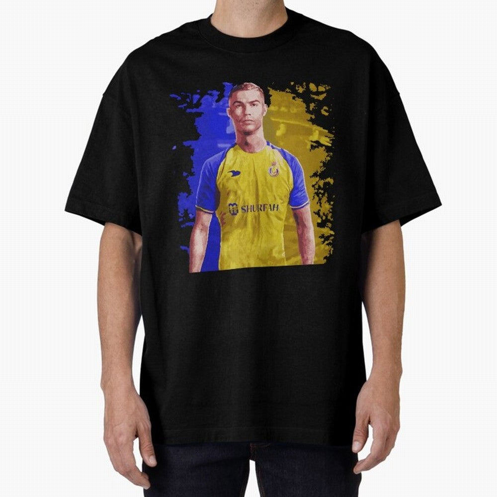 Ronaldo CR7 al nassr Oversized T-Shirt Bring World Football Passion into Global Football Passion for FIFA World Cup 2026 USA Canada Mexico, Capturing Cristiano Ronaldo, England and Germany, Stadium Memories, Football Loyalty, International Chants