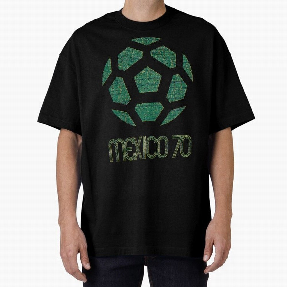 Mexico 70 World Cup Oversized T-Shirt Relive the Noise and Pride of FIFA World Cup 2026 for Fans of Messi, Neymar and Mbappe and Brazil, Bringing Tournament Hype, Historic Matchups, Family Viewing Parties and Global Sports Pride; Made for Die Hard