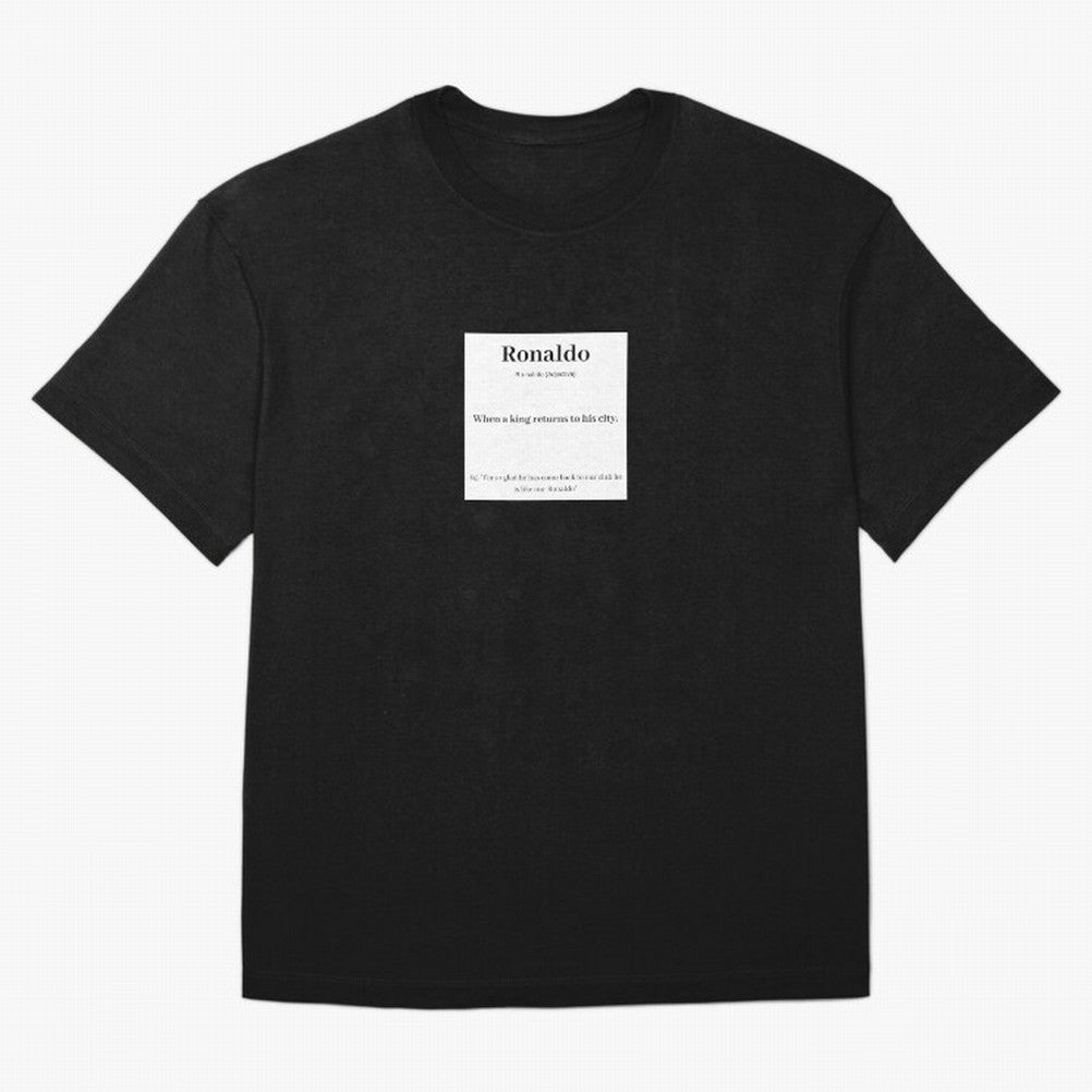 Ronaldo Football Definition - Funny Gift For Football Lovers Sticker Sticker Oversized T-Shirt Wear the Spirit of Global Football Passion for FIFA World Cup 2026 USA Canada Mexico, Centered on Messi and Cristiano Ronaldo, France and Portugal,