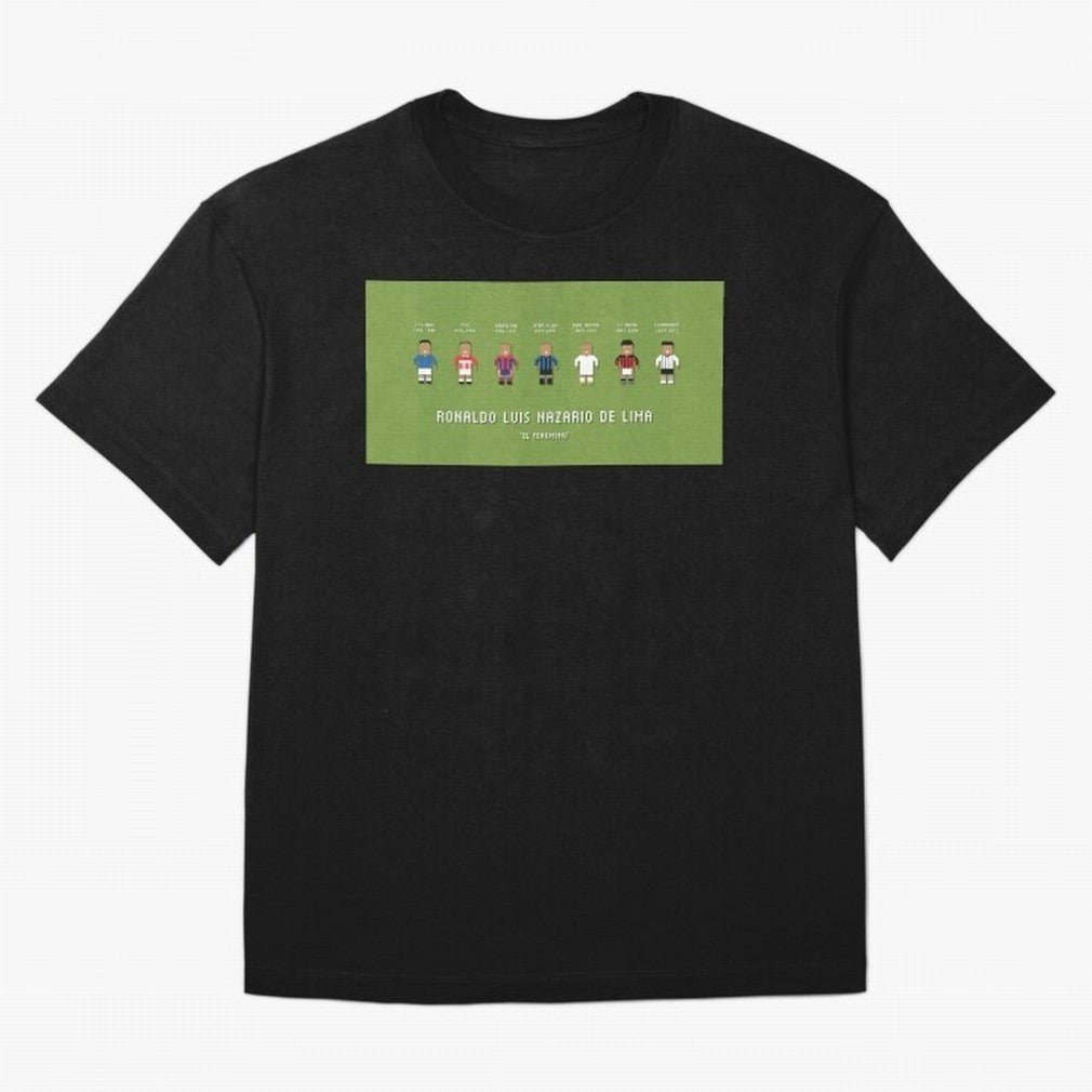 Ronaldo R9 Clubs Oversized T-Shirt Back the Journey through Global Football Passion for FIFA World Cup 2026 Group Stage, Built around Messi, England, France and Netherlands, Global Supporter Spirit, Legendary Goals, National Colors and Tournament