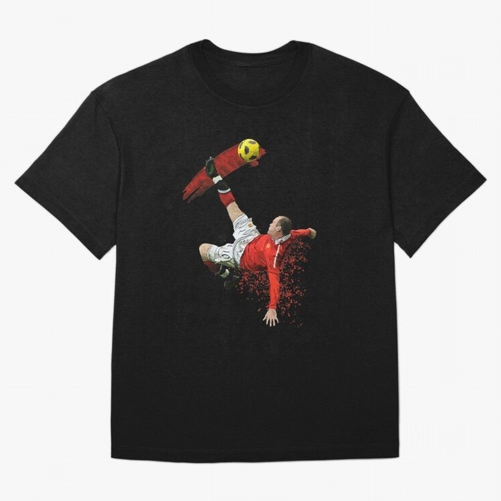 Wayne Rooney Oversized T-Shirt Capture Stadium Memories from FIFA World Cup 2026 Group Stage Spirit, Featuring England and Germany, Messi and Cristiano Ronaldo, Football Festival Excitement, Trophy Ambitions, Country Rivalries and Star Player Buzz;