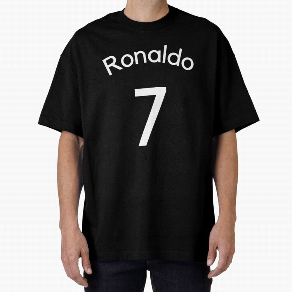 Ronaldo Manchester United Oversized T-Shirt Cheer for FIFA World Cup 2026 Spirit, Made for France, Haaland and Mbappe, Worldwide Fan Energy, Dramatic Goals, Stadium Lights and Championship Celebrations; Made for Die Hard Supporters, Soccer Lovers,