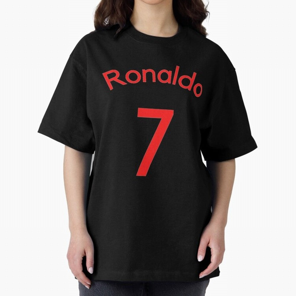 Ronaldo Manchester United Oversized T-Shirt Represent Global Football Passion for FIFA World Cup 2026 USA Canada Mexico, Capturing Neymar, England, France and Netherlands, Soccer Culture, Superstar Moments, National Team Dreams and Competitive