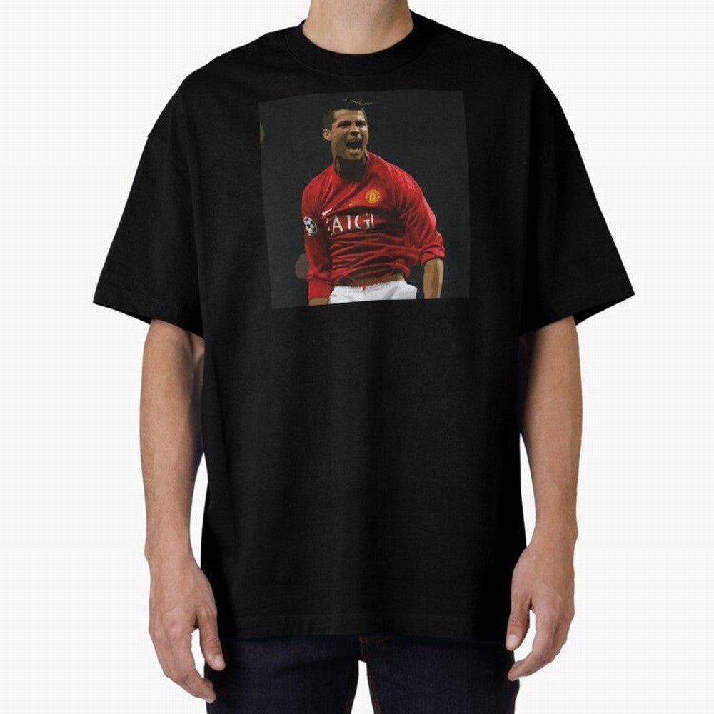 The Manchester United bug 2008 Oversized T-Shirt Bring Home the FIFA World Cup 2026 Group Stage Journey through CR7 and Messi Highlights, Argentina, France and Brazil Pride, Worldwide Fan Energy, Dramatic Goals, Stadium Lights and Championship