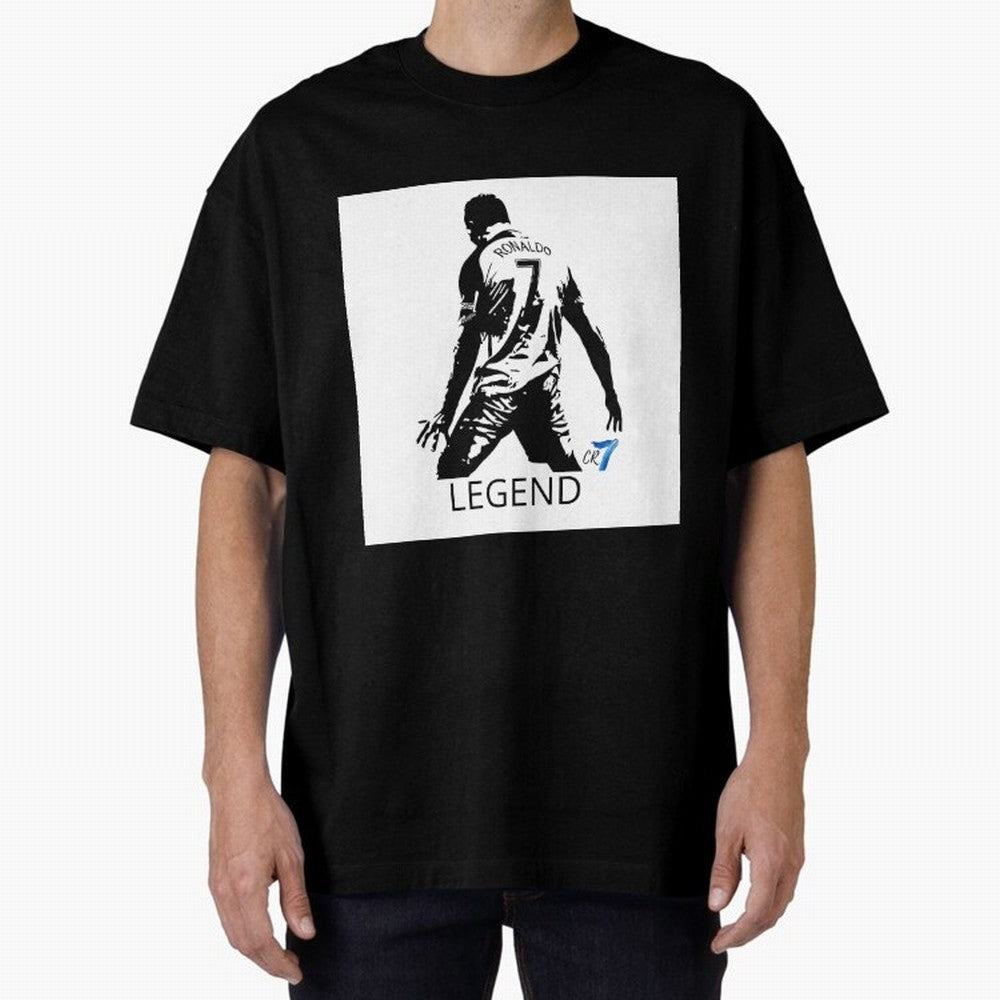 RONALDO legend CR7 Oversized T-Shirt Turn Up for FIFA World Cup 2026 USA Canada Mexico Made for Haaland and Mbappe, Netherlands Energy, Match Day Excitement, Supporter Culture, Golden Goals and Global Football Passion; Perfect for Fans, Collectors,