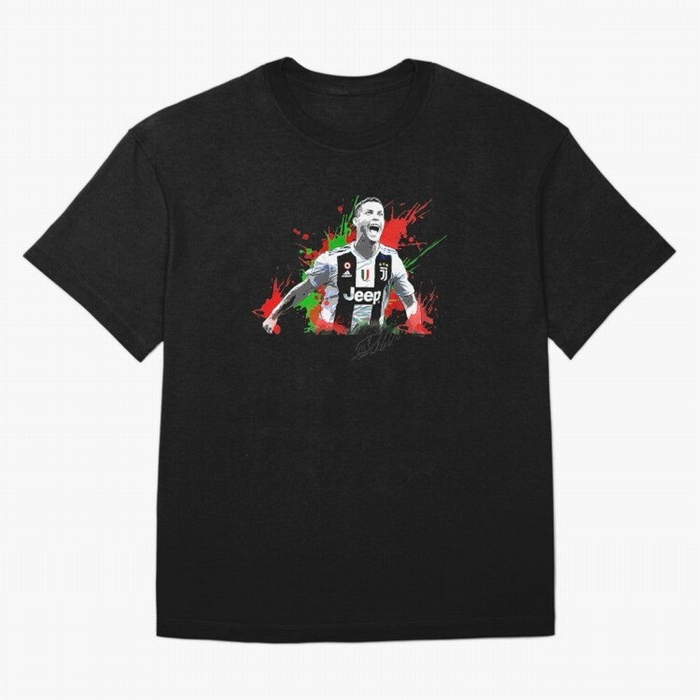 Cristiano Ronaldo Fan Oversized T-Shirt Stand Proud for FIFA World Cup 2026 USA Canada Mexico for Fans of Haaland and Mbappe and Portugal, Bringing Football History, Final Match Energy, Crowd Noise and Once in a Lifetime Moments; Created for Match