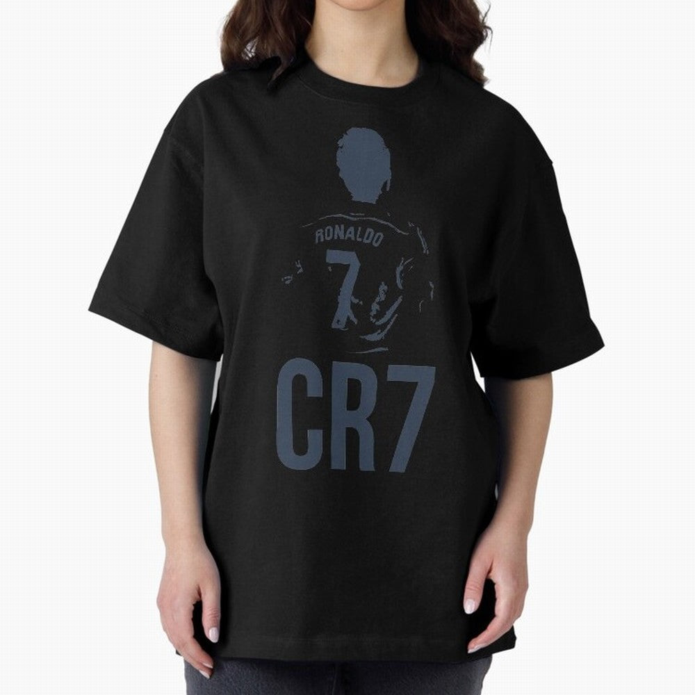 CR7 - Cristiano Ronaldo Oversized T-Shirt Remember Iconic Moments from FIFA World Cup 2026 Spirit, Connected to Portugal, Mbappe, Football Passion, Legendary Performances, Festival Vibes and Supporter Community; Built for Supporters Chasing Trophy