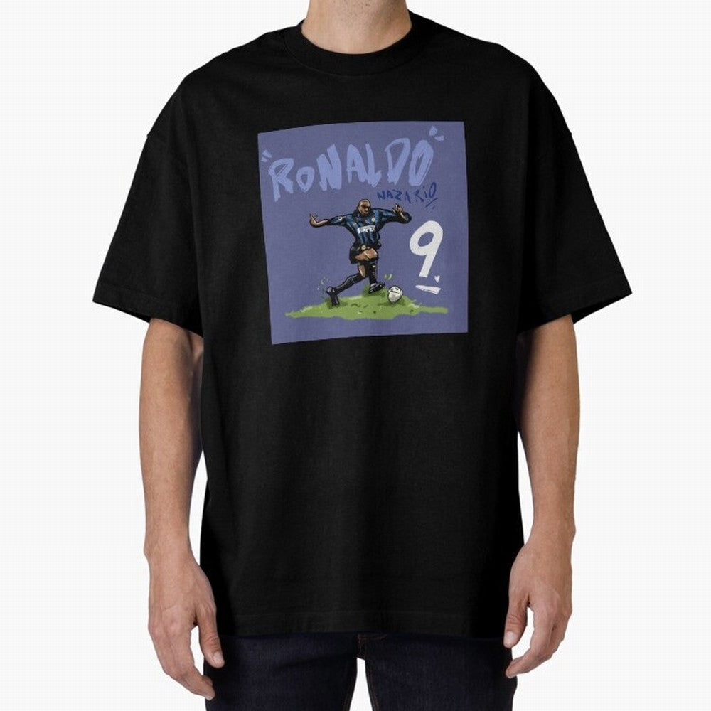 Ronaldo Nazario. Oversized T-Shirt Make Memories around the FIFA World Cup 2026 Group Stage Journey through Messi, Neymar and Mbappe Highlights, Brazil Pride, Fan Favorite Moments, National Team Passion, Big Match Drama and Soccer History; Great