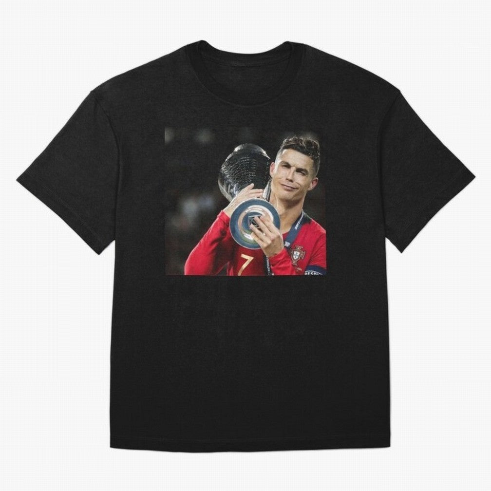 Ronaldo Oversized T-Shirt Embrace FIFA World Cup 2026 USA Canada Mexico Spirit, Highlighting Portugal, Spain and Germany, Mbappe, Football Passion, Legendary Performances, Festival Vibes and Supporter Community; Perfect for People Who Love