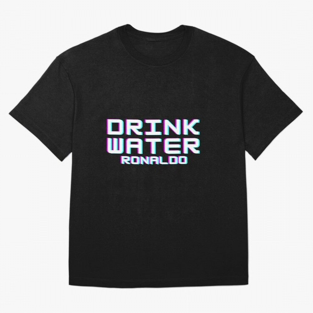 drink water ronaldo Oversized T-Shirt Turn Football Passion into Global Football Passion for FIFA World Cup 2026 USA Canada Mexico, Centered on Messi, CR7 and Mbappe, Brazil, Classic Soccer Heritage, Championship Pressure, Fan Loyalty and